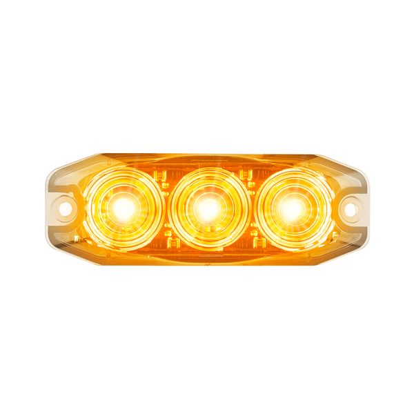 LED Autolamps 11ACM 12/24V Low-Profile Rear Indicator Lamp - Clear Lens PN: 11ACM